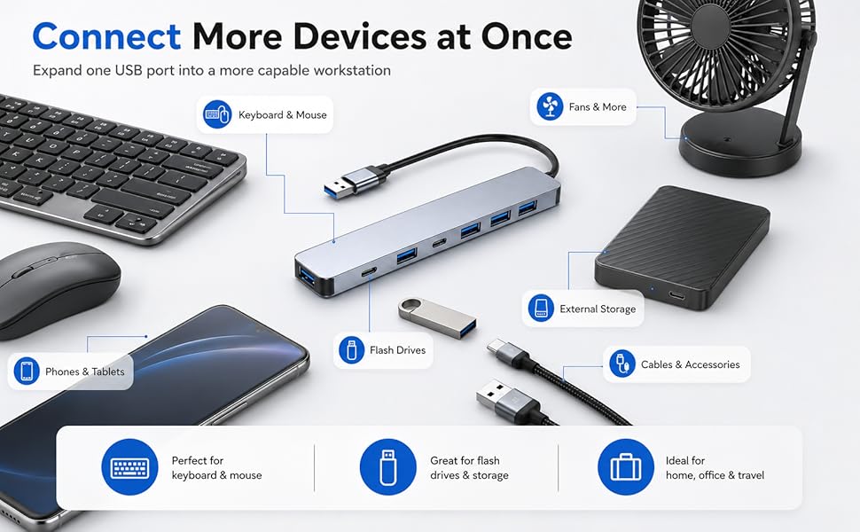 7 port usb hub
