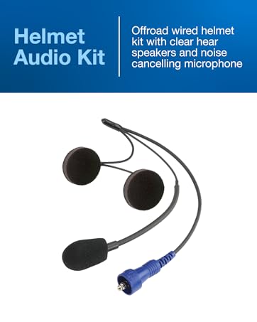 OFFROAD Wired Helmet Kit Alpha Audio Speakers Microphone Noise Cancelling