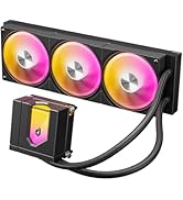upHere 360mm AIO Liquid CPU Cooler - Intel LGA 1851/1700/2011 &amp; AMD AM5/AM4, Magnetic Pump Cover,...