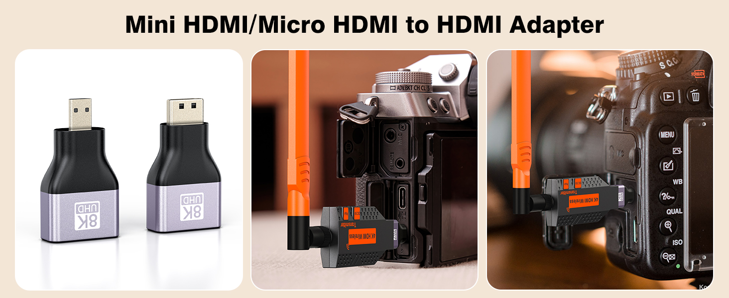 HDMI mini/micro adapter