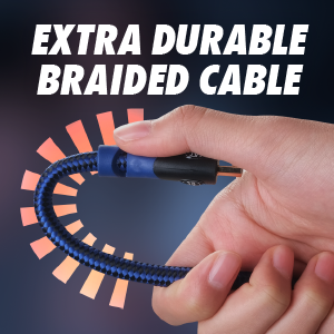 Extra durable braided nylon cable jacket