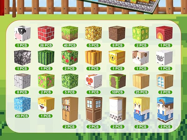 200 magnetic cubes