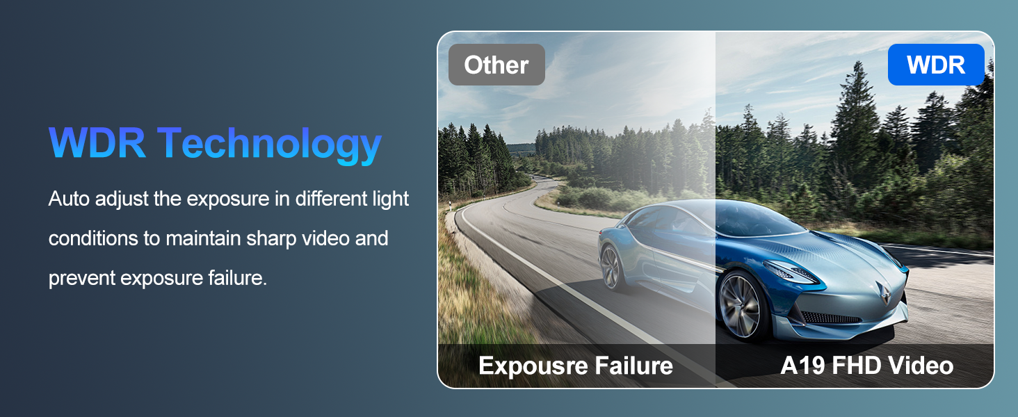 dash cam front and rear