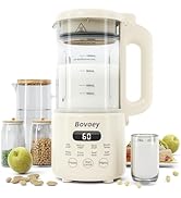 Nut Milk Maker Machine,8 in 1 New Upgrade Soy Milk Maker Automatic for Almond,Oat,Plant-Based Mil...
