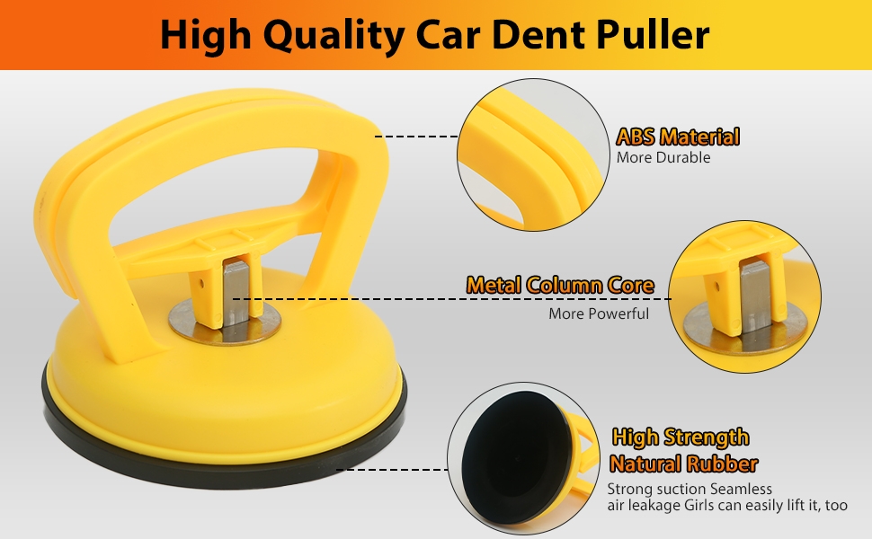 Dent Puller,Dent Remover Tool for Car-Suction Cup Dent Puller and Paintless Dent Removal Kit