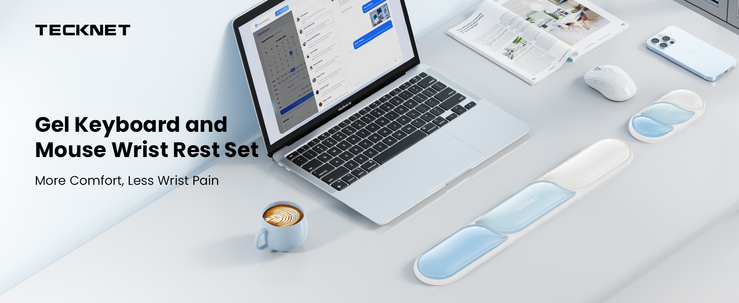 Silicone Gel Wrist Rest for Computer Keyboard