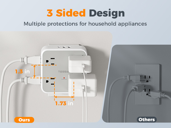 Multi Plug Outlet Extender