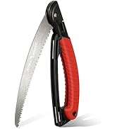 FLORA GUARD 10-Inch Folding Hand Saw, Heavy Duty Pruning Saw with Multi-Level Razer Teeth for Woo...