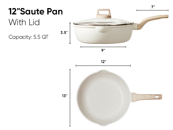 non stick frying pans nonstick deep frying pan skillet frying pan with lid deep saute pan with lid