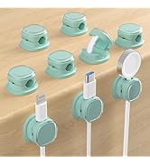 Magnetic Cable Clips, Adjustable Cord Holder Management, Adhesive Wire Keeper Organizer for Home ...