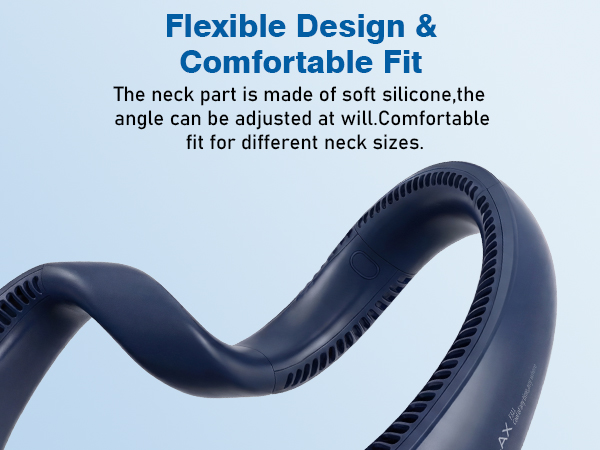 rechargeable neck fan