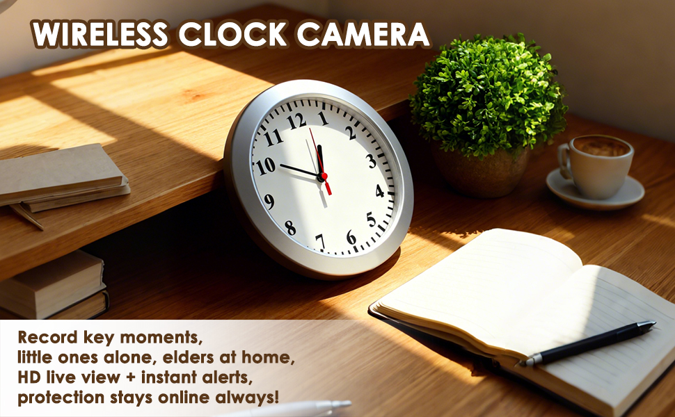 wireless clock camera WH47 1