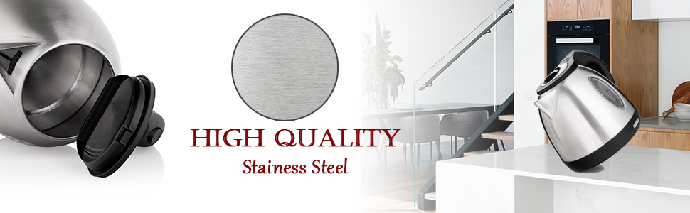 high quality stainless steel electric kettles for boiling water