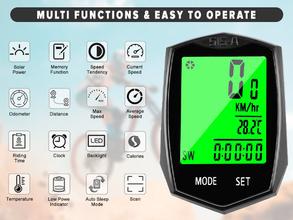 Bike Computer Speedometer
