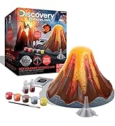 Discovery #Mindblown DIY Volcano Science Lab, Reusable Volcano Kit, Glow-in-The-Dark Lava Paint, ...