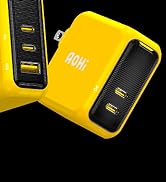 AOHI Magcube 140W USB C Charger PD3.1 3-Port GaN+ Laptop Wall Charger 100W Fast Charging Power Ad...