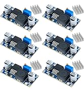 WWZMDiB LM2596 DC to DC Buck Converter Adjustable LED Indicator with Heat Sink 3.2-40V to 1.25-35...