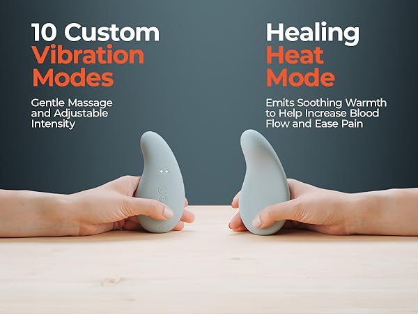 jaw massager for TMJ with vibration massage and heating mode