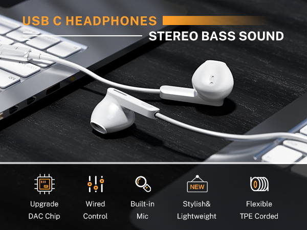 Digial Headphones USB C Jack
