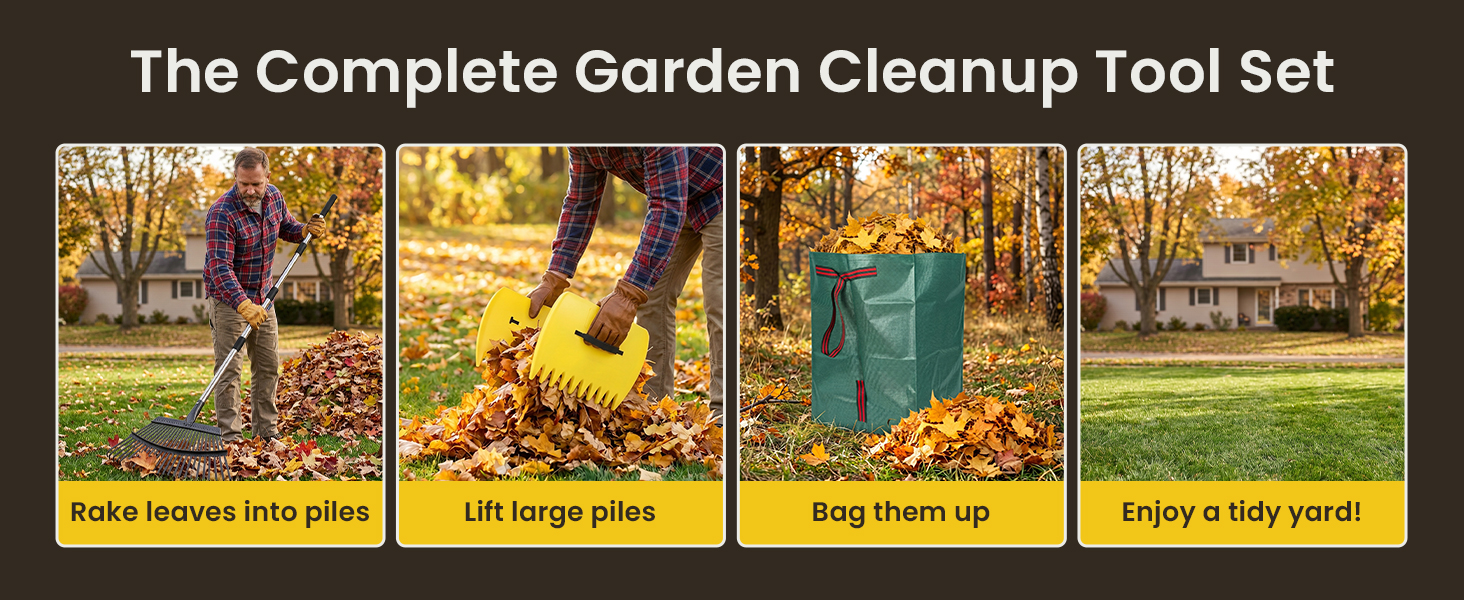 The Complete Garden Cleanup Tool Set