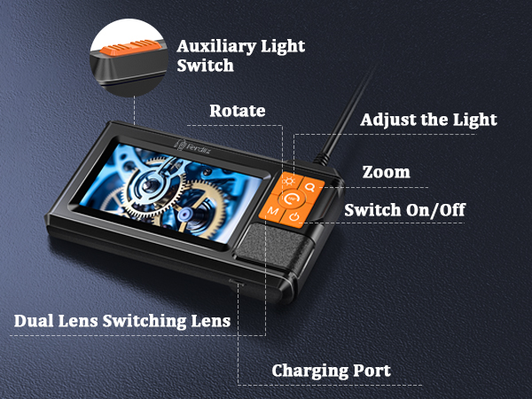 Endoscope Camera with Light