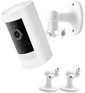 Lucrave 2 Pack Ring Camera Wall Mount, 360 Degree Adjustable Security Mount Bracket for Ring Stic...