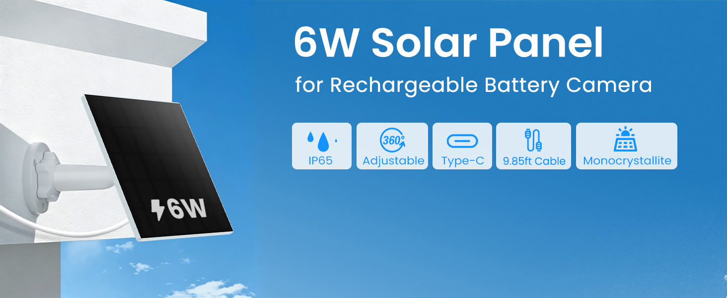 6W Solar panel