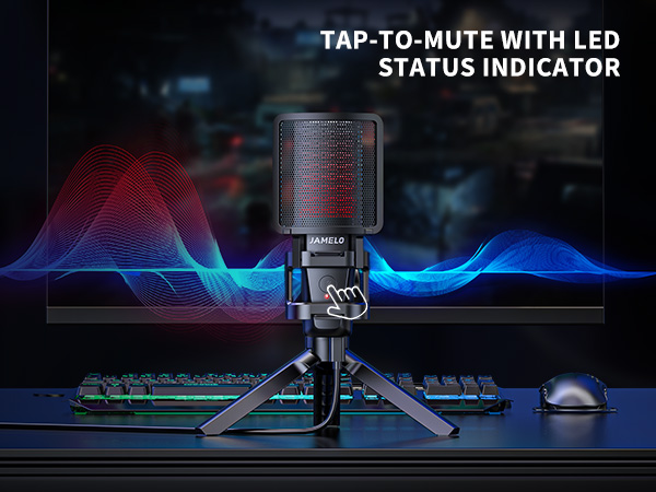 microphone with convenient one-click mute