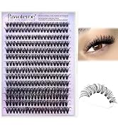 Pawotence Lash Clusters 40D 280pcs Cluster Eyelash Extensions 9-16mm Mix Eyelash Clusters Lash Ex...