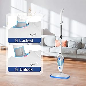 Floor steamer for all floors steam mop