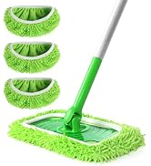 Zehrai Reusable 100% Coral Fleece Mop Pads Compatible with Swiffer Sweeper Mop, Wet and Dry Flat ...