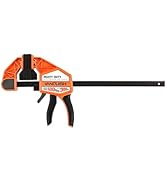 VANQUISH 12" One Hand Clamp/Spreader, 600Lbs Clamping Force, 3.4in. Throat Depth Heavy Duty Quick...