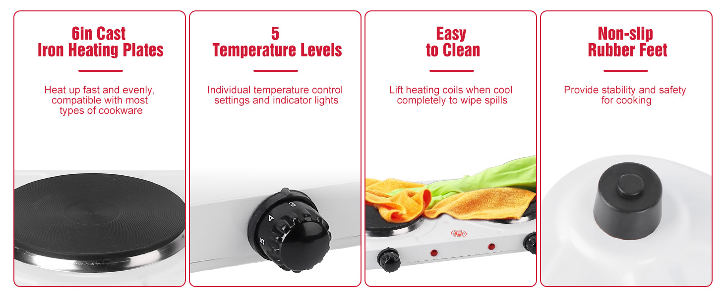 hot plates for countertop