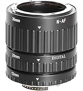 JatureClets Compatible with Nikon Camera Lens Macro Extension Tubes Set for Nikon Z50 II Z50II Zf...