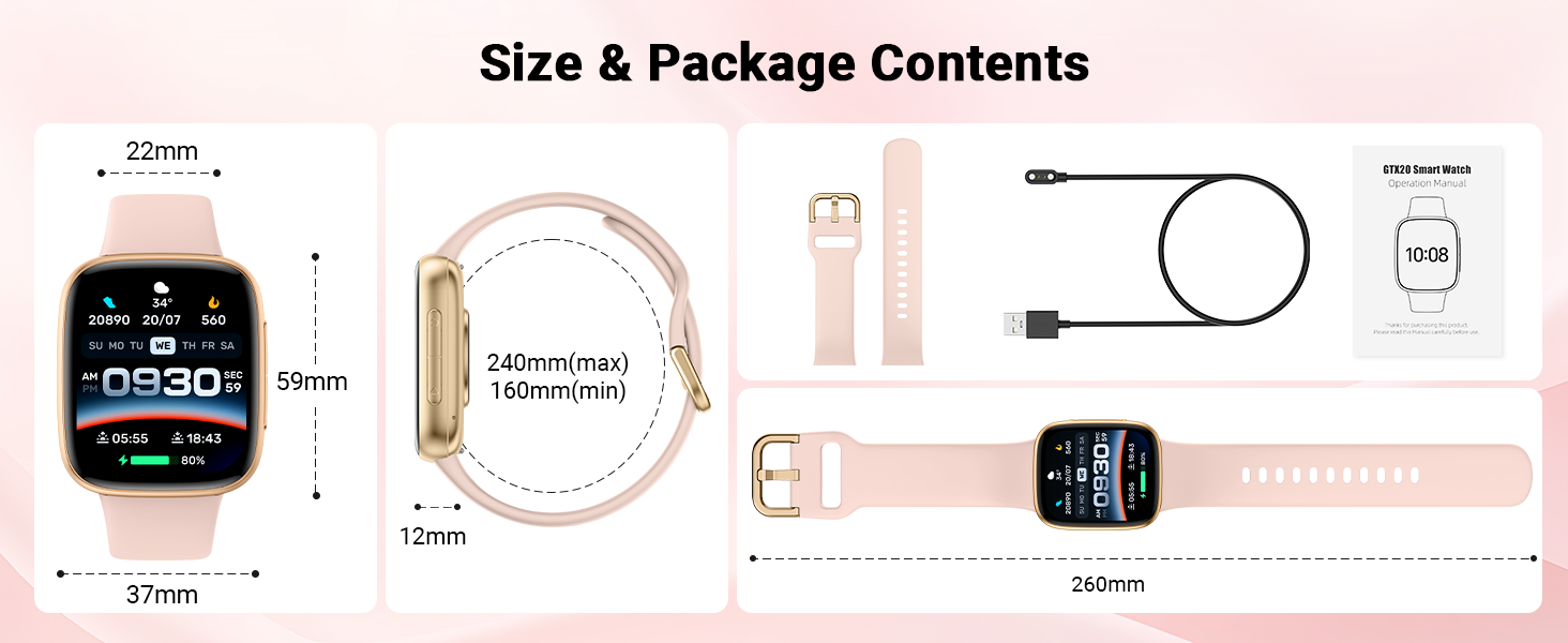 watch size