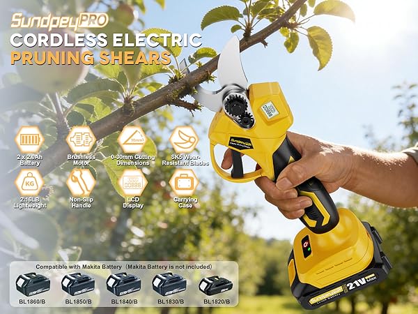 electric pruning shears