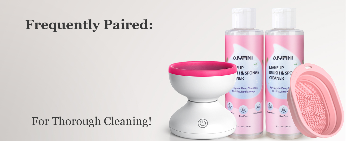 for thorough cleaning makeup brush cleaning kit