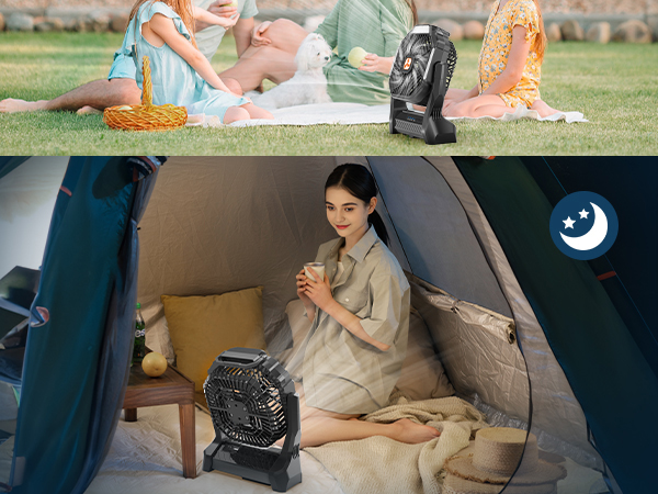 portable fan rechargeable