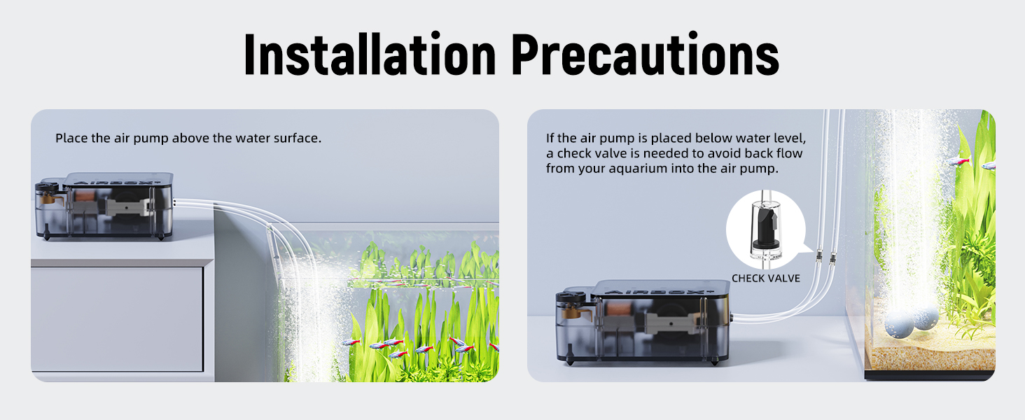 small aquarium air pump