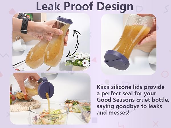 silicone lid for good season cruet bottle