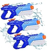 Quanquer 3 Pack Water Guns for Kids Adults - 600CC Squirt Water Toy Gun Super Blaster Soaker Long...