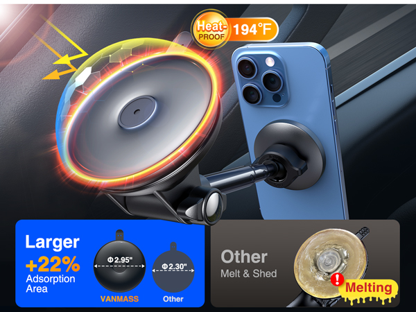 car phone holder magsafe magnetic mount