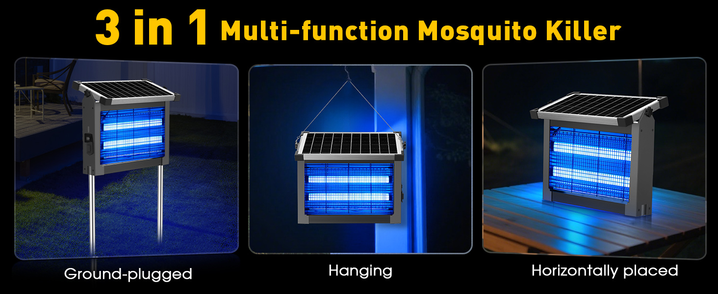 bug zapper outdoor solar powered
