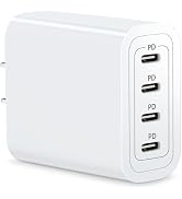 Type C Charger Block, 20W 4-Port USB C Wall Charger Plug PD Power Adapter USB C Fast Charging for...