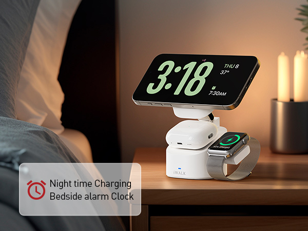 wireless phone and watch charger