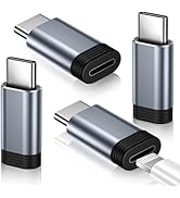 Temdan 4 Pack Lightning to USB C Adapter for iPhone 15/16/17 Pro/17 Pro Max,for iPhone 17/16 Char...