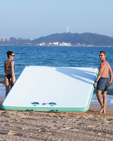 inflatable floating dock for lake adults