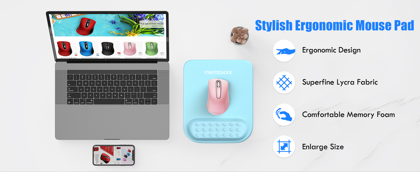 ergonomic mouse pad