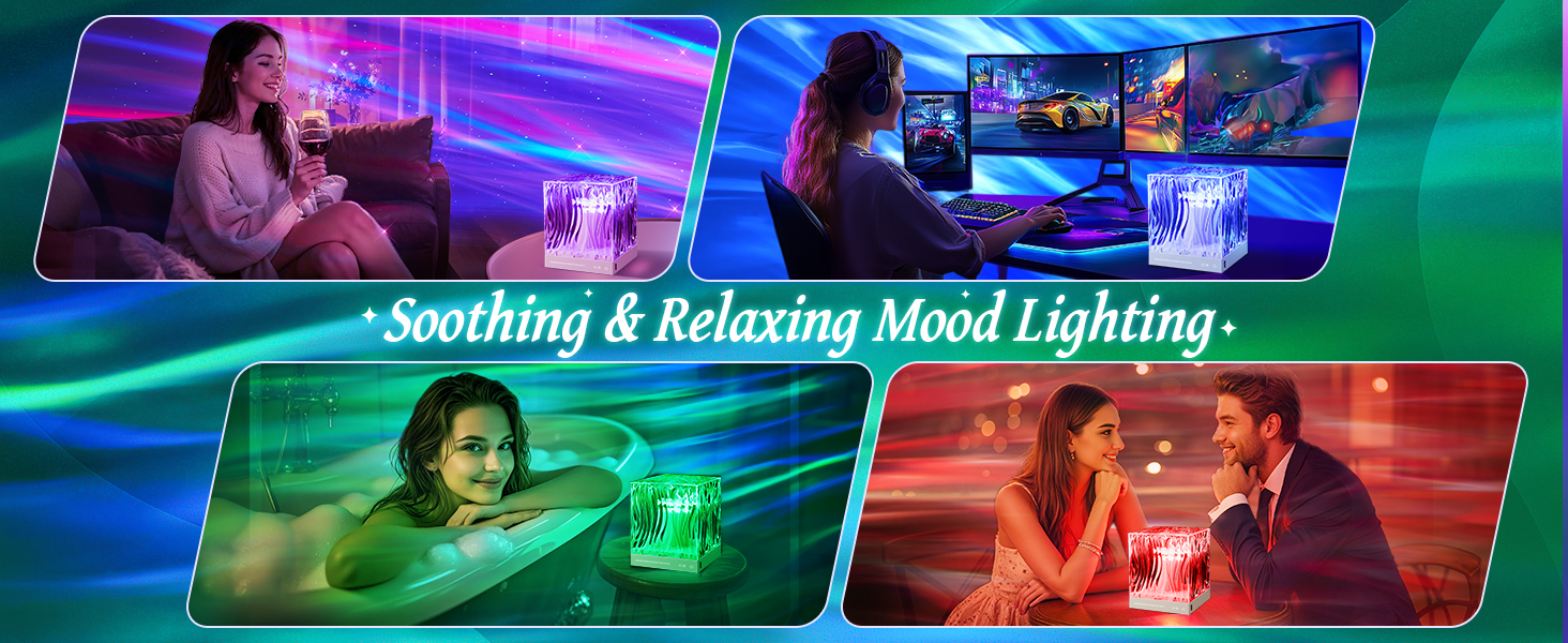 mood lighting galaxy light projector for bedroom ambient lighting shower lamp waterproof lunie lamp