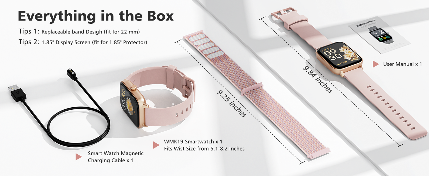package list of the smartwatch